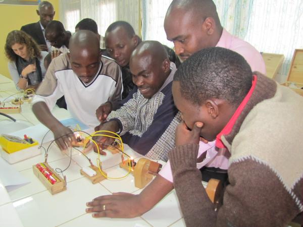 A training session with Teachers