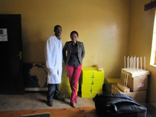 Delivery of SES lab materials to World Vision in Rutare - Gicumbi
