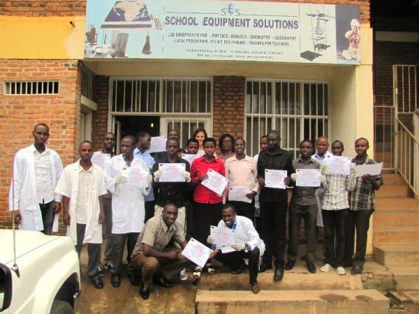 Teachers training for 7 secondary schools from Karongi, Gicumbi, Kirehe, Bugesera and Nyaruguru districts sponsored by Jumelage Rhenanie Palatinat Rwanda